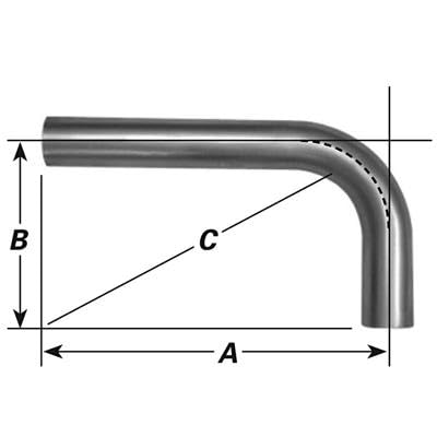 320448 Cherry Bomb Mandrel Exhaust Elbow