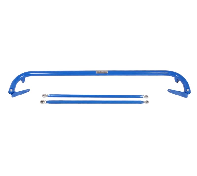 NRG Innovations 49-Inch Harness Bar, Universal Roll Bar for Racing Seats & 4/5/6 Point Harness, Midsize Vehicle Fit, Blue, NRG-HBR-002BL