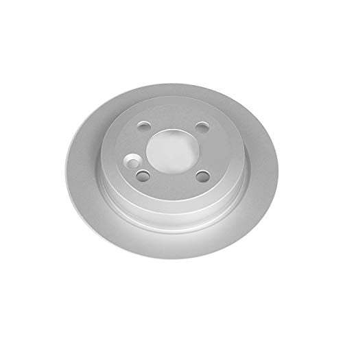 Rear Power Stop EBR1056EVC Evolution Genuine Geomet® Coated Brake Rotor For Mini Cooper 2007-2016 [Model Specific]
