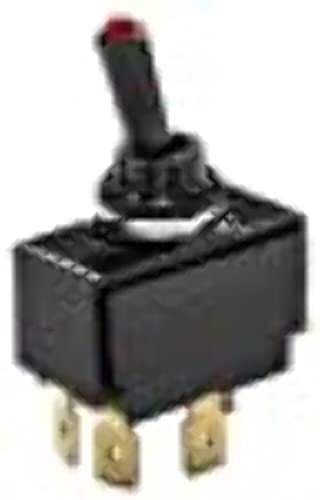 S7051C Whitecap Lighted Tip Toggle Switch [mom. On/