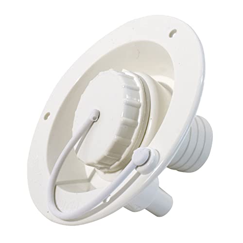 Gravity Water Inlet Valterra A01-2003VP - White (Carded)