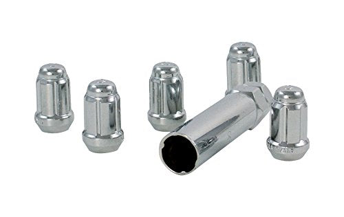 12mm x 1.50 Thread Size Gorilla Automotive Chrome Finish Small Diameter Acorn Wheel Lock, (Pack of 5)