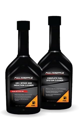 Gdi+ Full Throttle Complete 2-Step Fuel System Cleaning Kit (Kit Includes: Pea Fuel System Cleaner And Induction Cleaner)
