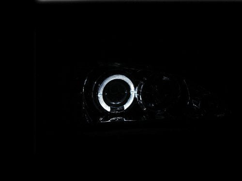 Ford Mustang Anzo USA 121039 Projector 1Pc with LED Halo Chrome Headlight Assembly - (Sold in Pairs)