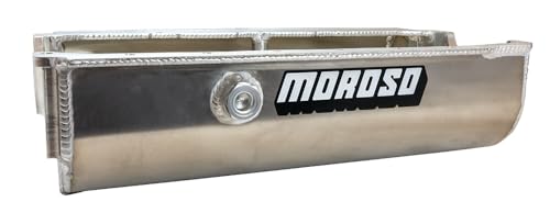 21009 Moroso Aluminum Sprint Car DS Pan, Fits Pre-85 Small Block Chevy, 3 Pick Ups