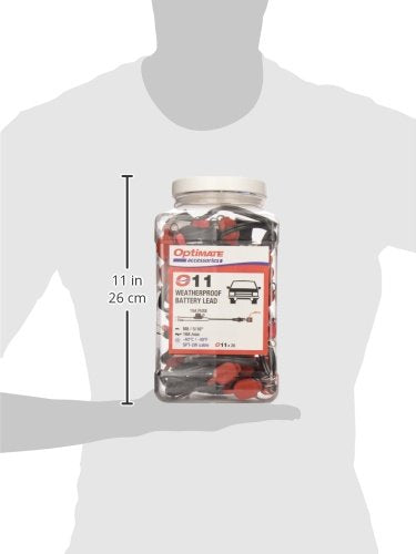 Cable OptiMate O11 JAR Weatherproof Battery Lead, Pack of 20