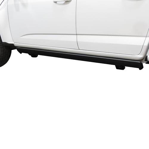 Black Horse Elite Power Board Retractable Black Compatible with 2023-2025 Chevrolet Colorado Crew Cab-PWBR1475