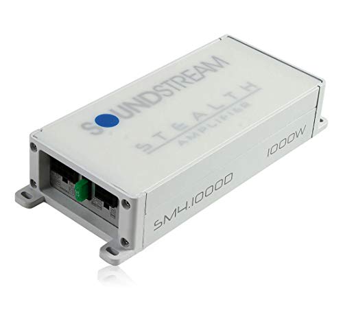 Soundstream 1000W Max SM4.10000D 4 Channel Stealth Series Marine Grade Class D Amplifier - SM4.1000D