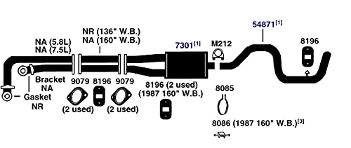 Exhaust Tail Pipe AP Exhaust Products 54871
