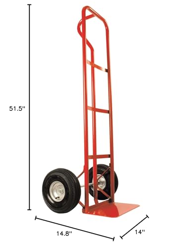 Heavy Duty Performance Tool W41060 Steel Hand Truck With Extra Large Toe Plate