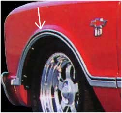 Fender Molding Brothers Trucks - Left LSM002L