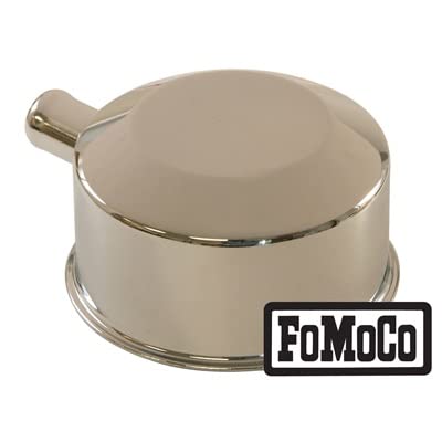 1965-1966 Scott Drake C5ZZ-6766-D Oil Cap with Tube Fomoco Logo Chrome