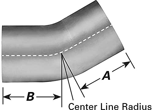 15 Degree Elbow, AP Exhaust (10684) Aluminized Steel