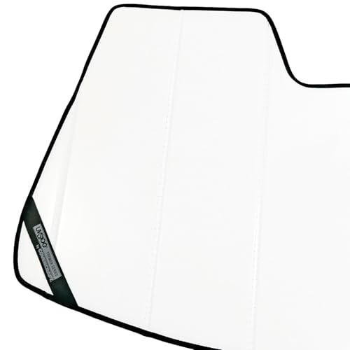 Covercraft Custom Sunscreen UVS100 Premier Series for 2025-2026 Tesla Y (Juniper), White