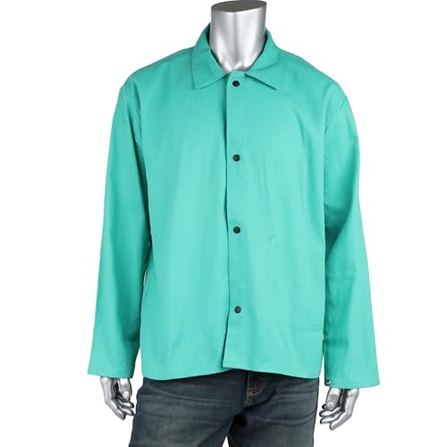 Ironcat FR Treated Economy Welders Jacket - 30", Green, Medium (7040/M)