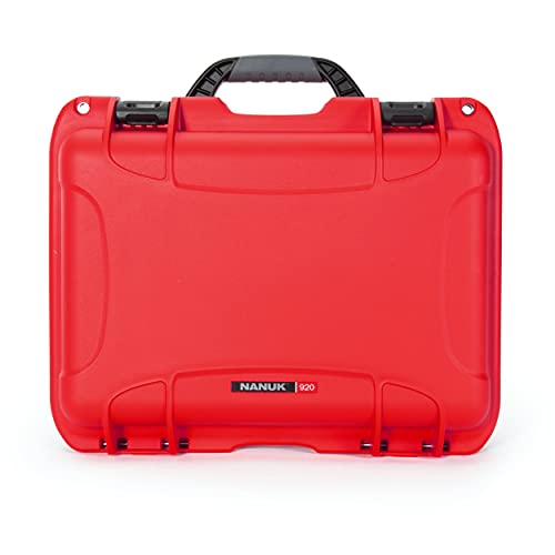 Waterproof Nanuk 920 Hard Case with Foam Insert - Red