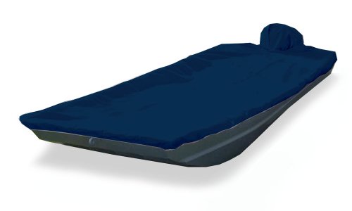 Trailerite Taylor Made Products Semi-Custom Boat Cover for Aluminum Bass Fishing Boat with Outboard Motor - Includes Motor Hood, Multiple Sizes and Colors