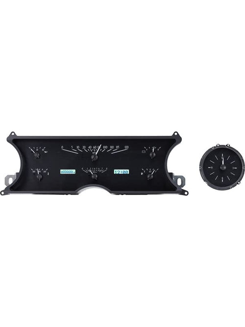 Dakota Digital VHX-65C-CAD-K-W Gauge Instrument System Compatible with 1965-66 Cadillac Black Alloy White Backlighting