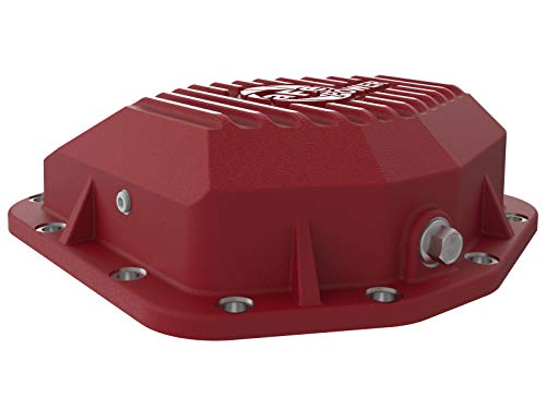 aFe POWER Rear Differential Cover Pro Series Red w/Machined Fins - #46-71190R - Jeep Gladiator (JT) 20-23 (Dana M220)