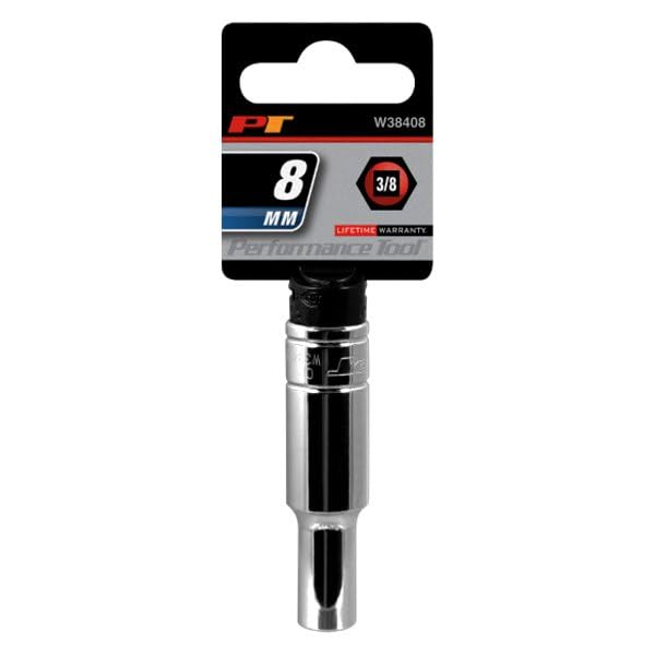 6-Point Socket Performance Tool W38408, 3/8-Inch Drive, 8mm