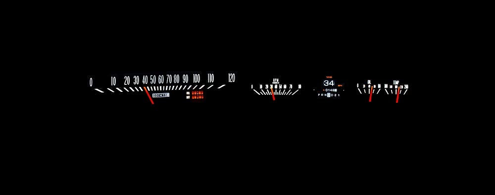 Dakota Digital Compatible with RTX-64C-IMP-X 1964 Chevy Impala Retrotech Gauge Instrument System