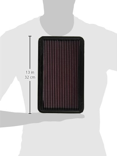 High-Flow K&N Original Lifetime Engine Air Filter: Increase Power: Premium, Washable: Compatible with 1996-2003 Lexus/Toyota: 300, ES300, RX300, Avalon, Camry, Sienna, Solara, 33-2145-1