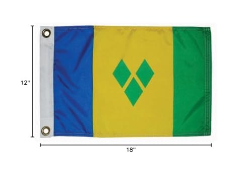 12" x 18" St. Vincent Flag