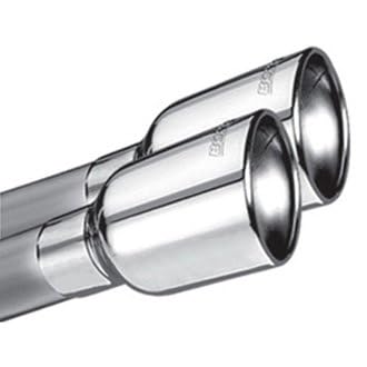 ATAK Cat-Back Exhaust System Borla 140821 2.25 in. Pipe 4 in. Tip Dual Round Rolled Angle Cut Truck Dual Split Rear Exit
