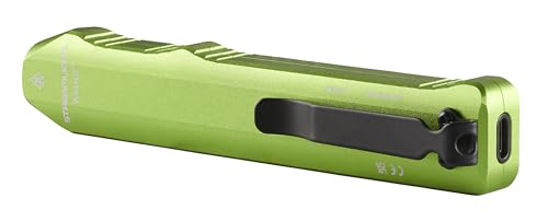 Wedge Streamlight 1,000-Lumen Max 300-Lumen Standard 1,200-Candela Flat Everyday Carry Flashlight, Includes USB-C Cable and Lanyard, Lime Green