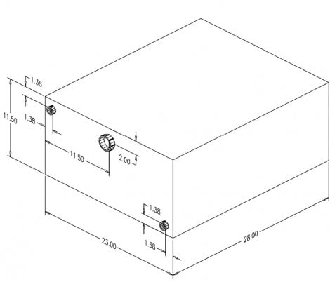 Water Tank 30 Gallon with Box 040230040230