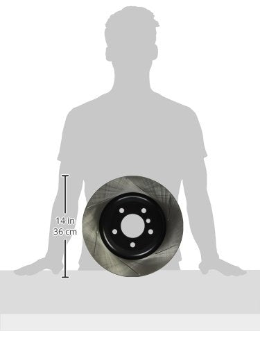126.34080SL Power Slot Slotted Brake Rotor