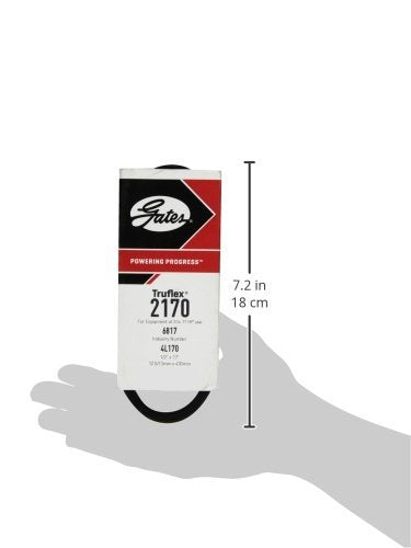 Gates Truflex 2170 FHP Low Horse-Power V-Belt, Black