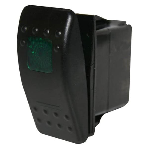 Rocker Switch Bulldog Winch 20257- On/Off 5 Pin Green