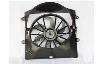 04-04 JEEP 4.0L GRD CHRKE w/o TOW RADIATOR & CONDENSER FAN ASSEMBLY (S)