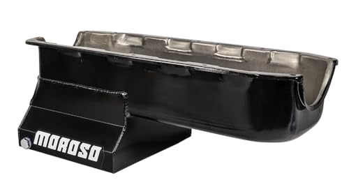 Moroso Wet Sump Steel Oil Pan 20196, Fits Small Block Chevy Pre-85 Blocks, w/Windage Tray