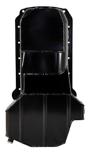 Moroso Steel Wet Sump Oil Pan 20179, Fits Small Block Chevy Pre-85 Blocks Inc Dart SHP, 93-97 Camaro/Firebird