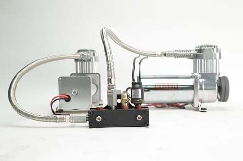 400 Dual Chrome Viair Mounted System (VMS), 150PSI