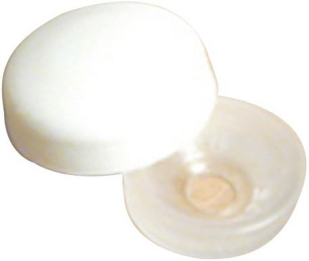 H601 RV Designer Screw Covers - White, Pack of 14