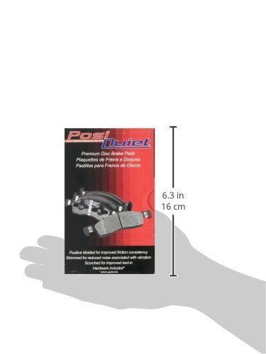 Centric Posi Quiet 105.03830 Premium Ceramic Rear Disc Brake Pad Set for Select Chrysler, Dodge and Mitsubishi Model Years