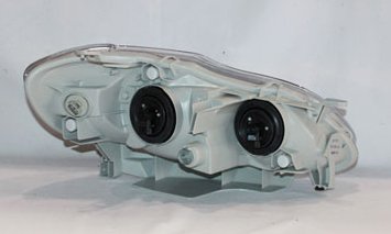 Left TYC Headlight Assembly Compatible with 2003-2004 Toyota Corolla