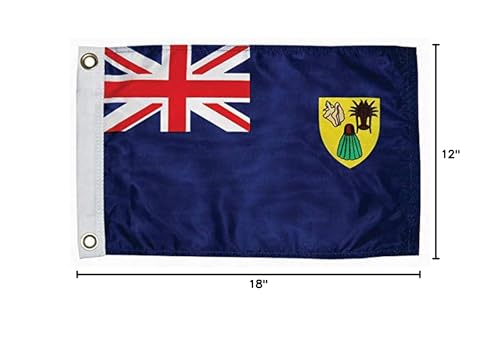 12" x 18" Taylor Made Turks & Caicos National Flag