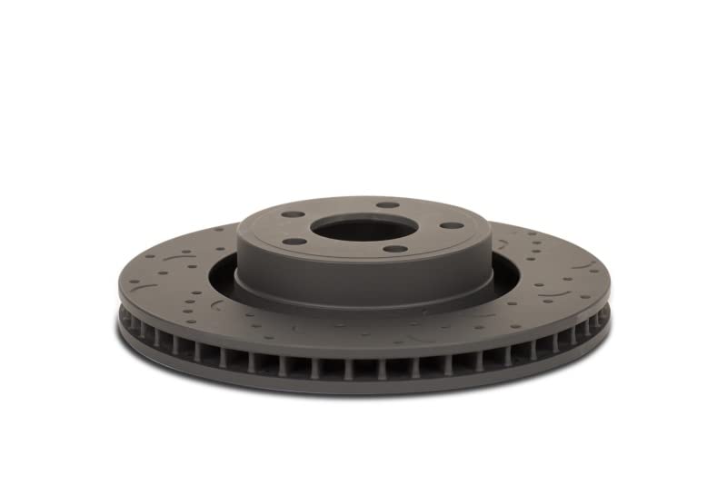 Cross-Drilled and Slotted Hawk Performance Talon HTC5299 Rotors