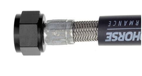 900-04-36-2 Redhorse Performance Nitrous and Fuel line (Black), 1 Pack