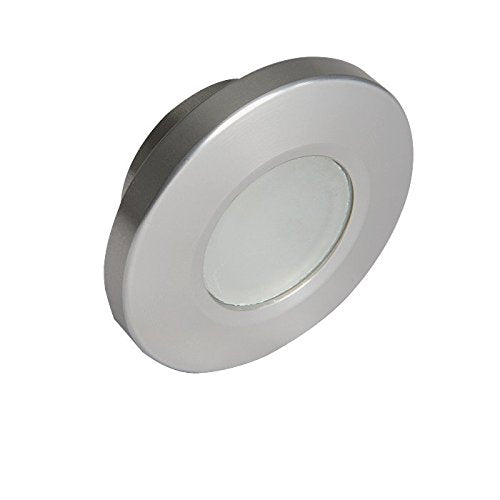 Orbit Flush Mount Down Light, Lumitec 115258, LED, White Housing, Dimmable White, Non-Dimming Red, Non-Dimming Blue