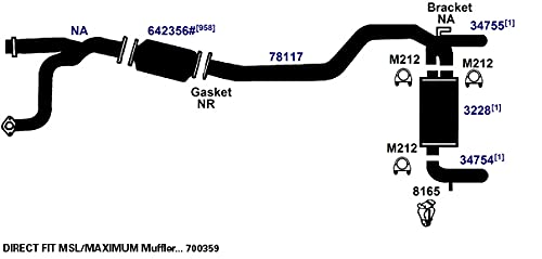 Exhaust Tail Pipe AP Exhaust Products 34754