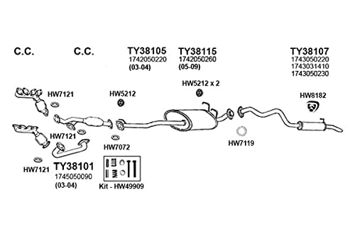 HW8182 Ansa - Exhaust Hanger