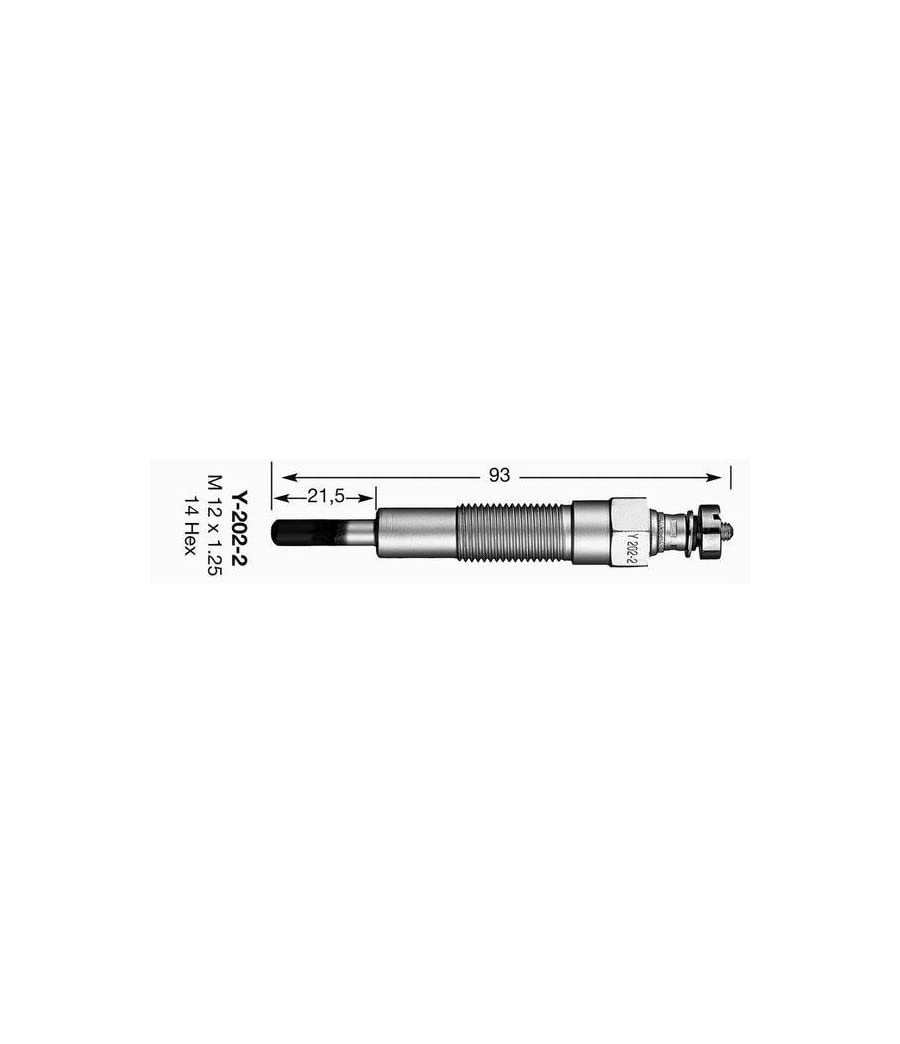 Y202-2 NGK (3226) Glow Plug, Pack of 1