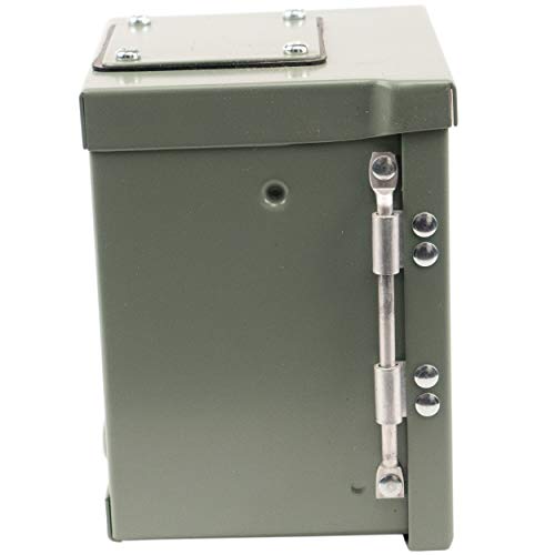 Connecticut Electric CESMPS13HR Ps-13-Hr Connecticut Weatherproof Power Outlet Panel, 120 V, 30 A, Nema Tt-30R, 3R, Grey