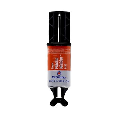 5-minute Permatex Plastic Weld Adhesive, 0.84 oz., Black