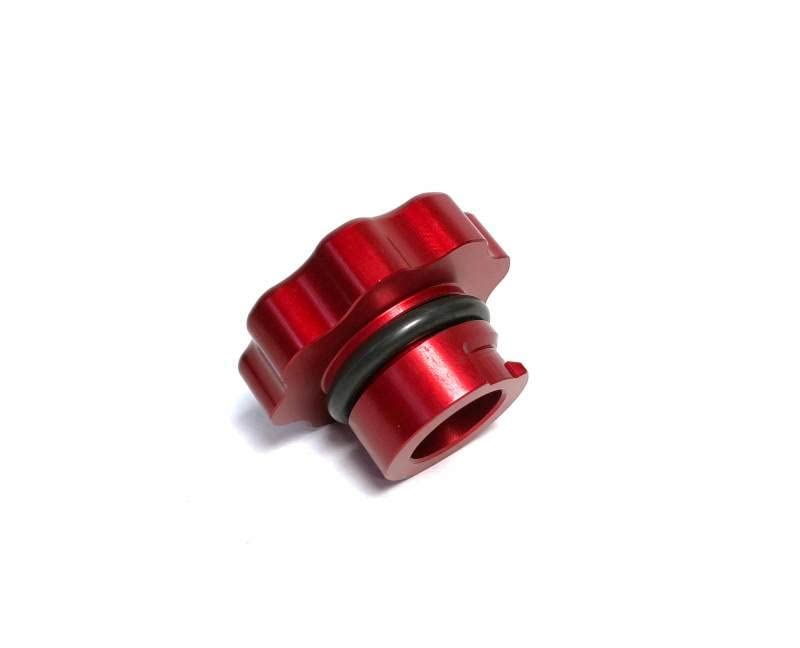 01-16 GM 2500/3500 Duramax Billet Oil Cap Cover - Red Fleece Performance (FPE-DMAX-OC-RED)